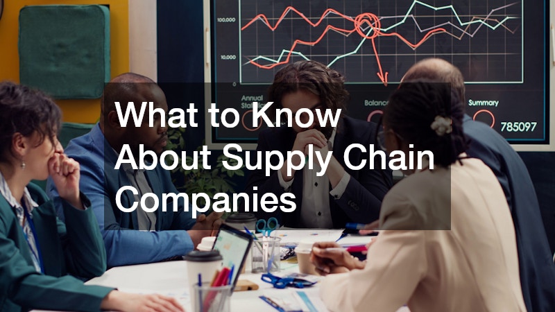 What to Know About Supply Chain Companies